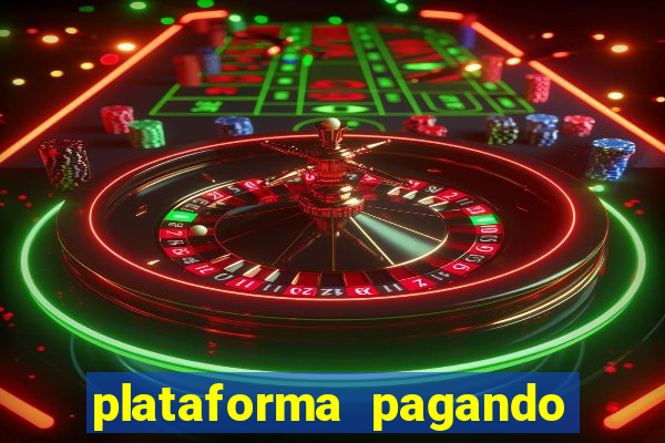 plataforma pagando no cadastro